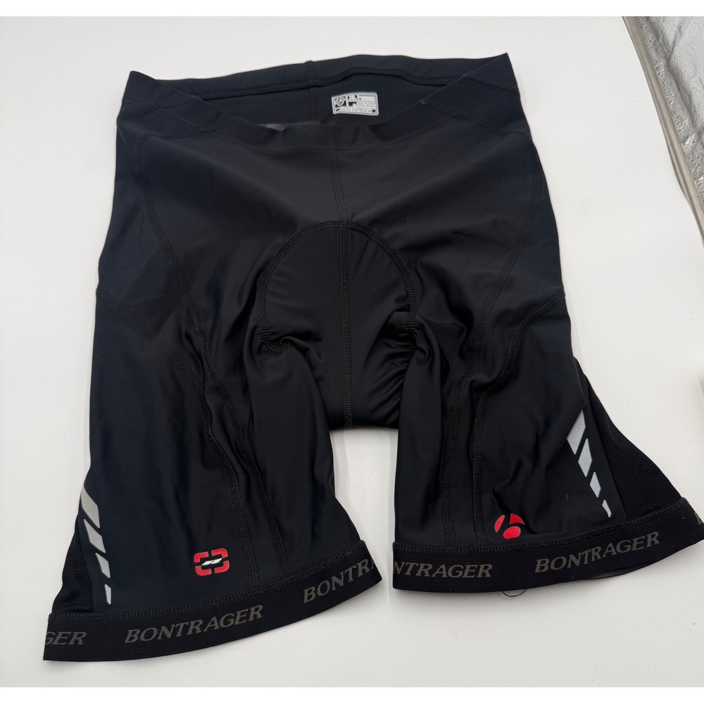 Bontrager Men's XL Padded Cycling Shorts Black Chamois Bike Bicycle Liner